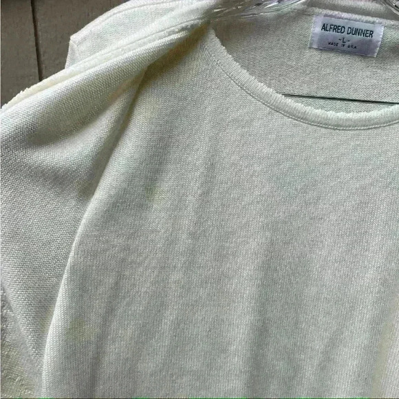 Alfred Dunner Womens Long Sleeve Floral Cardigan Ivory Size Large ZP-9643 - Picture 4 of 7